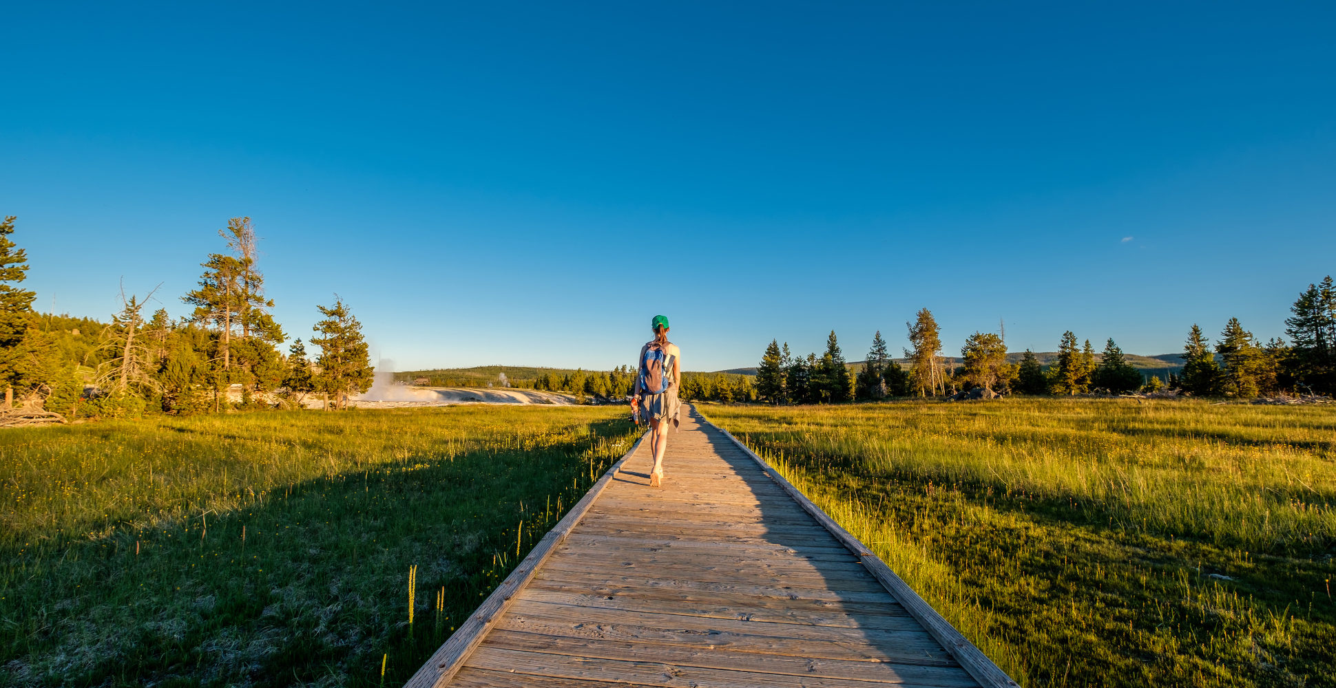 Yellowstone National Park Boardwalk