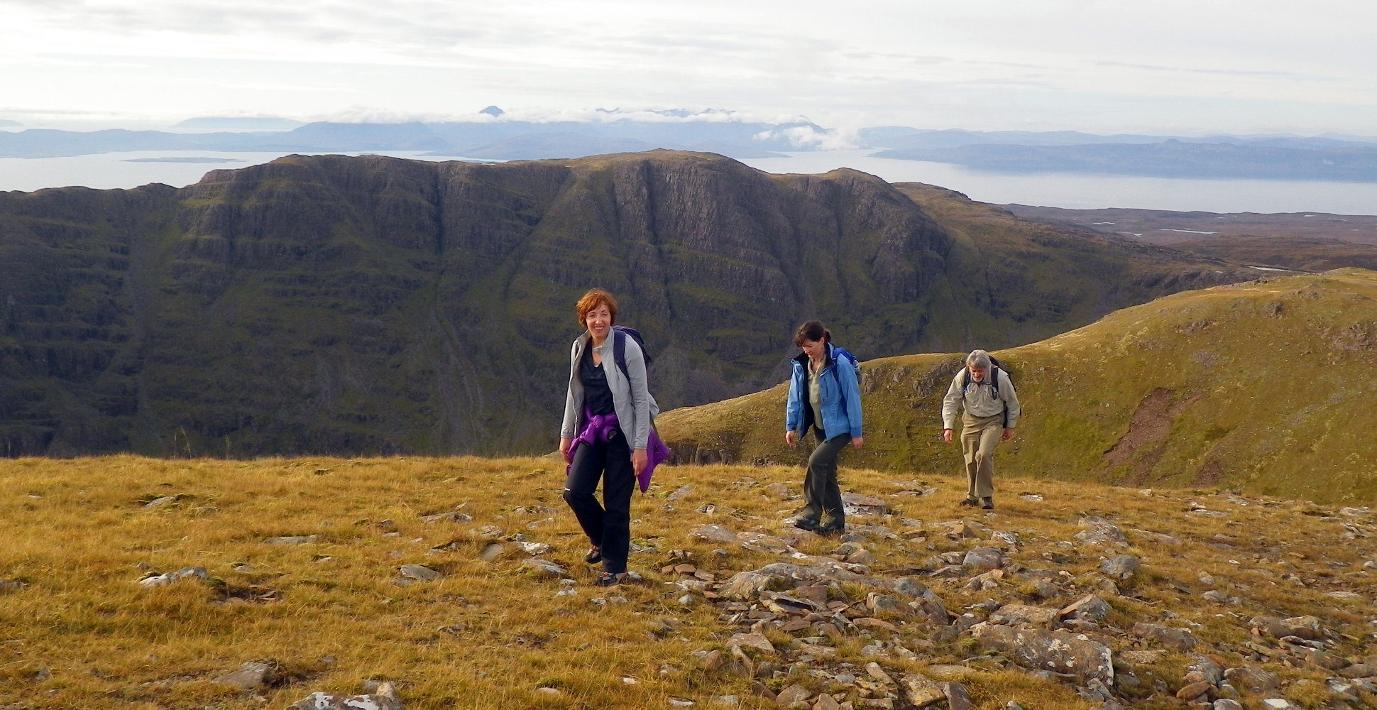 Hiking in the highlands of Scotland