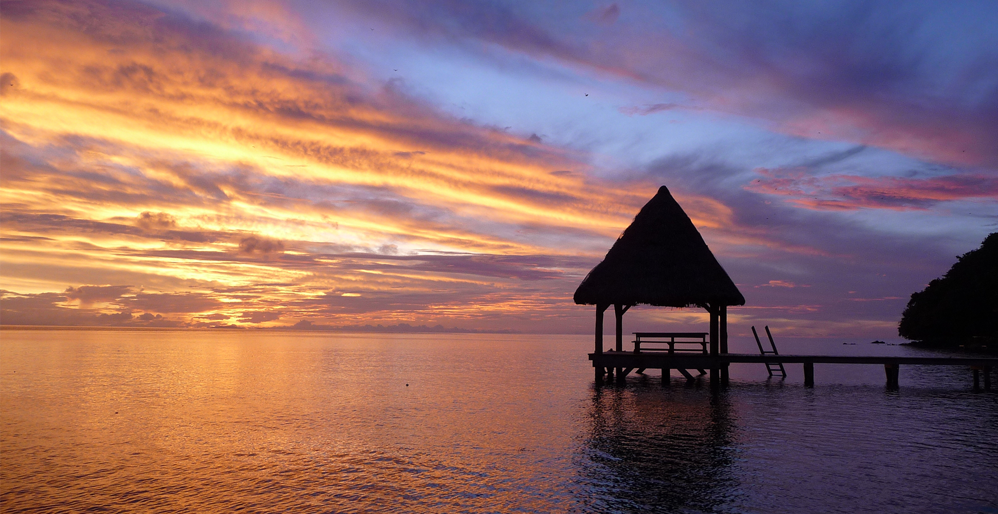 Sunset in Fiji