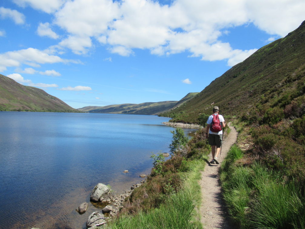 A beautiful day for loch walking a guided walking trip