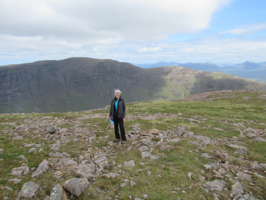 Made it to the summit of Sgurr a’Chaorachain for views out to the Hebrides
