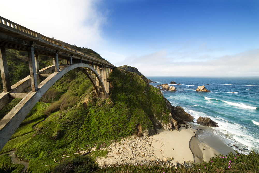 Bixby Bridge on the California Coast