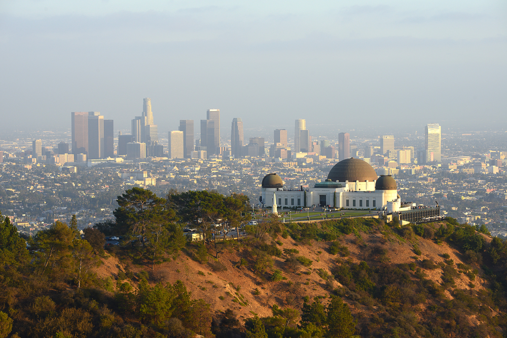 Griffith Observatory overlooks Los Angeles