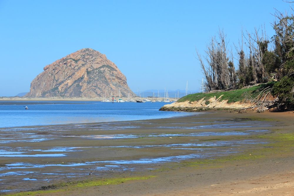 Morro Rock in Morro Bay California