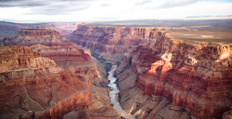 Grand Canyon North and South Rims and Colorado River