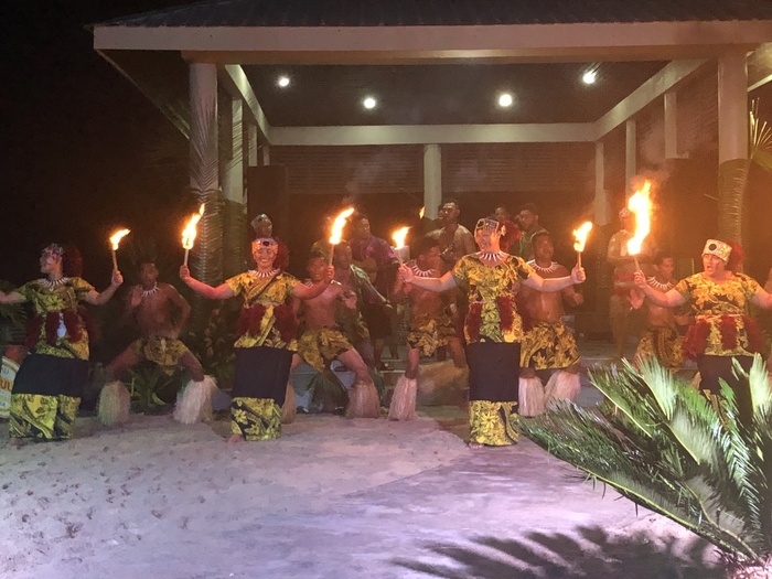 Cultural traditions like fire dancing are still strong in Samoa