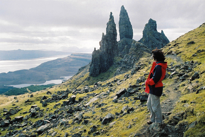 Hill walking on the Isle of Skye