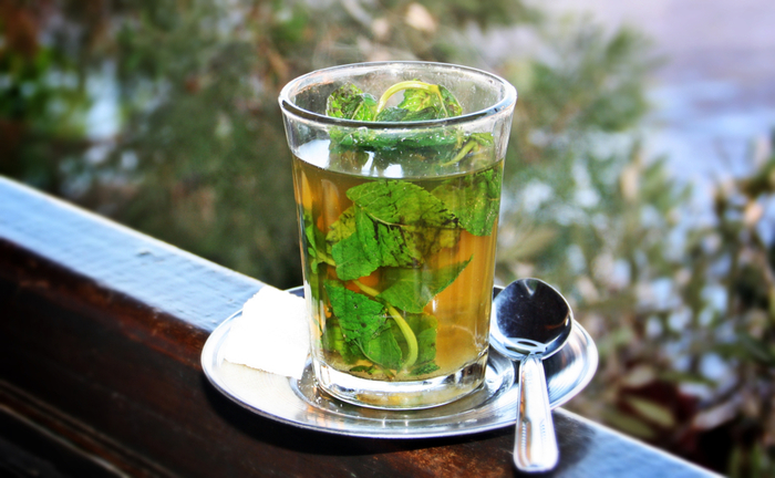 Moroccan mint tea