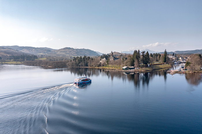 Cruising Loch Ness for Nessie