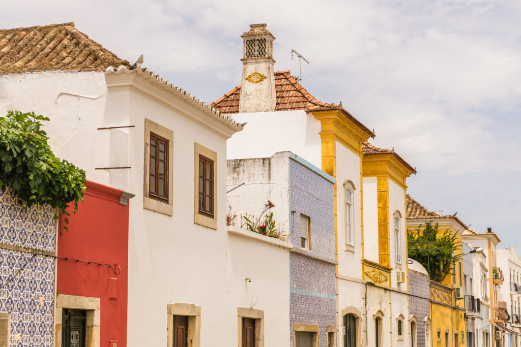 Tavira, Portugal stucco homes