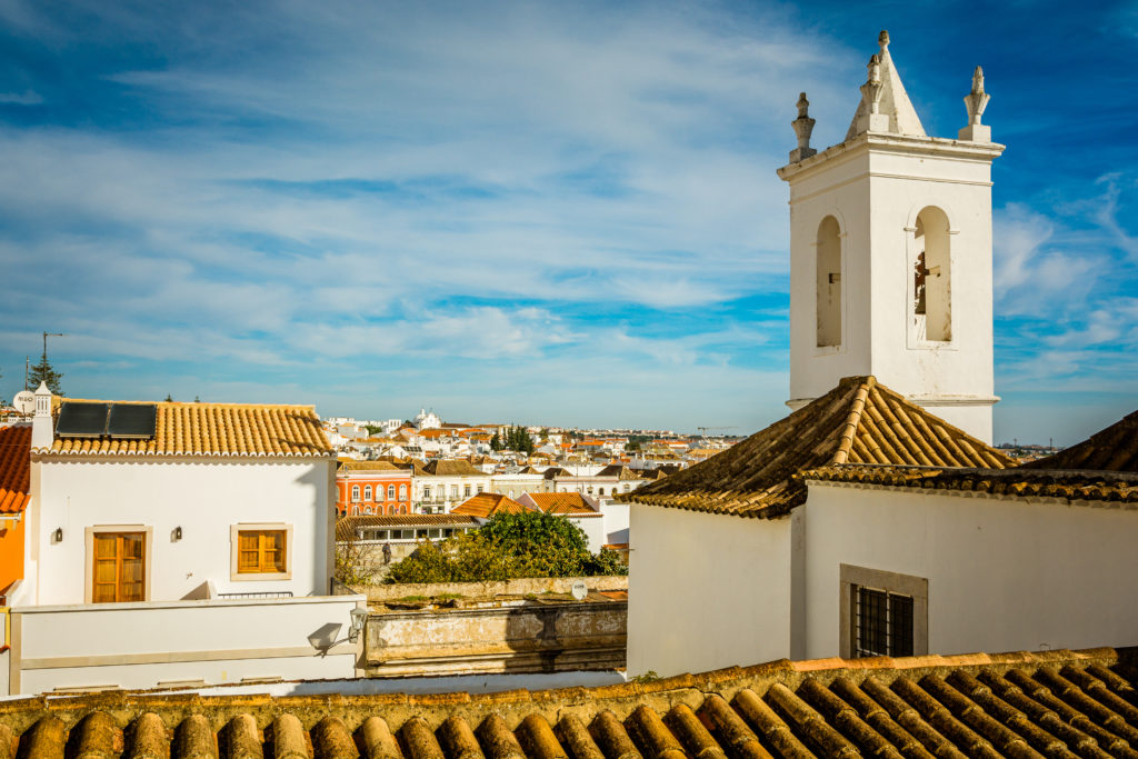 Tavira, Portugal view from rooftop