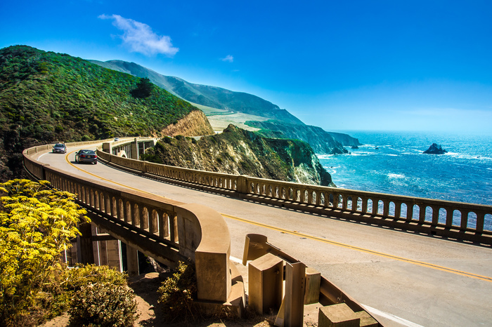 Bixby Creek Bridge on the Pacific Coast Highway