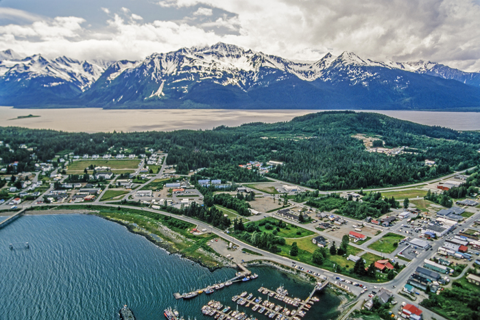 Haines Alaska aerial view