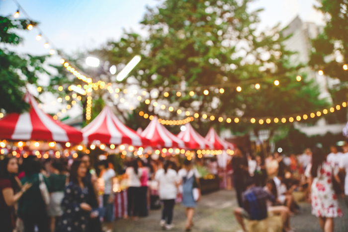 Fall Festival with food tents