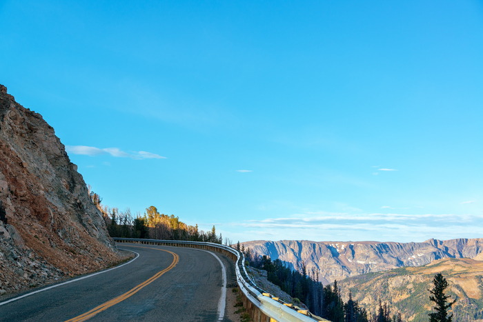 Beartooth Highway between Montana and Wyoming