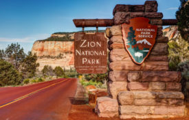 East Entrance of Zion National Park