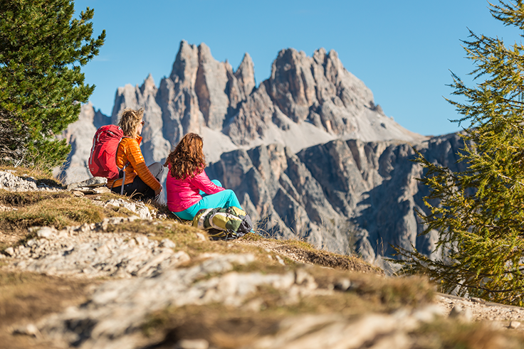 The dolomites spark the love with towering mountains