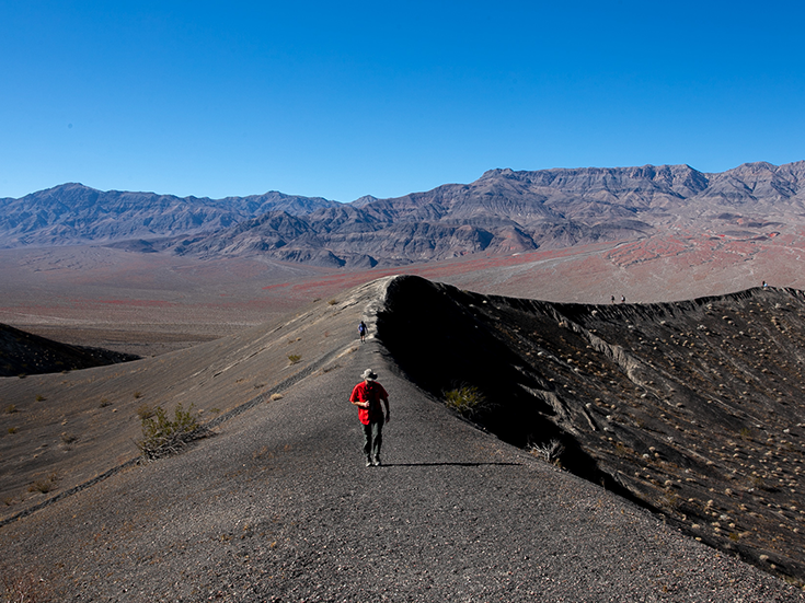 Ryan Smith walking in Death Valley