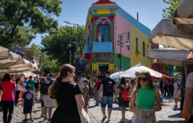 La Boca's El Caminito neighborhood, Buenos Aires