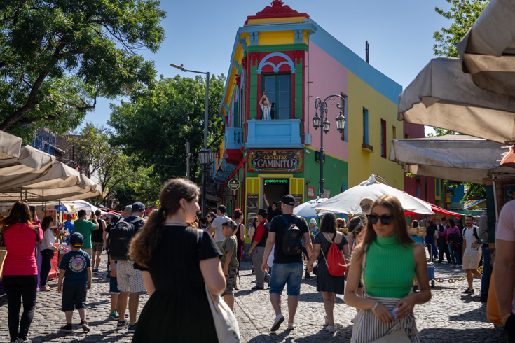 La Boca's El Caminito neighborhood, Buenos Aires