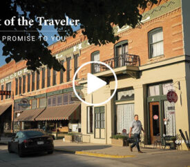 video slide featuring man walking down the street in buffalo wyoming