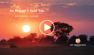 botswana safari sunset taken by travelers from off the beaten path safari trip
