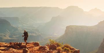 Sunrise hike Grand Canyon