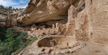 mesa verde cliff palace in colorado