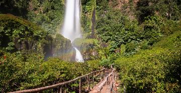 Waterfall near Pucon, Chile