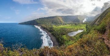 Waipio Valley on the island of Hawaii